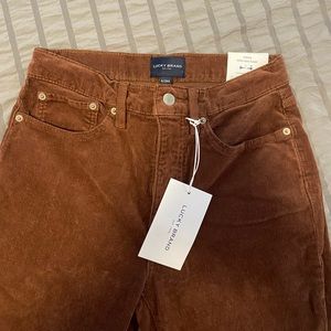 Lucky Brand High Rise Flare Corduroy Pant